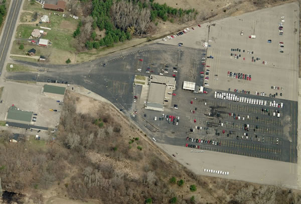 Northland Drive-In Theatre - AERIAL FROM MS LIVE